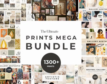 1000 + Moderne Prints Mega Bundel - Voedsel Prints Bundel - Abstracte Prints Mega Bundel - Commercieel Gebruik Poster Bundel - Vintage Prints