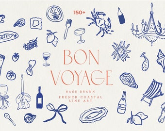 Dolce Vita Icon - Summer Destination Wedding Card Creator - Hand Drawn Italian Icons PNG - Ribbon and Bow PNG - Wedding Food Icons PNG
