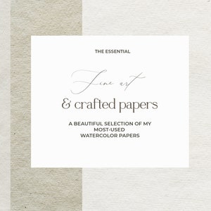 Watercolor Paper Texture - Clip Art Paper Texture - Handcrafted Paper Background - Watercolor Paper Background - High Resolution Texture image 2