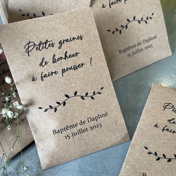 Sachets de graines de mariage Etsy France