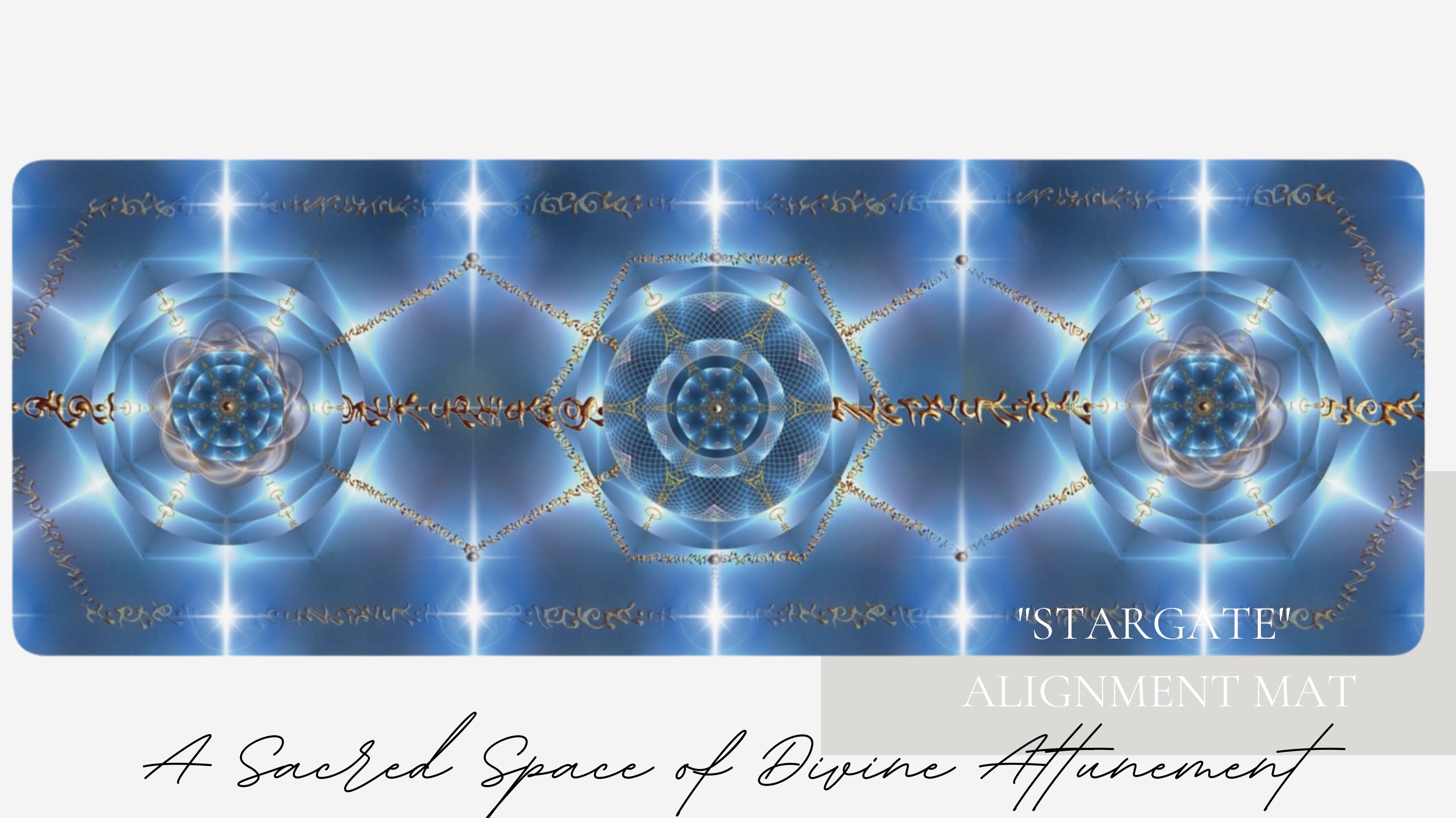 Yoga Mat, ''stargate'' Alignment Mat Incl With Strap, Healing Pod at ...