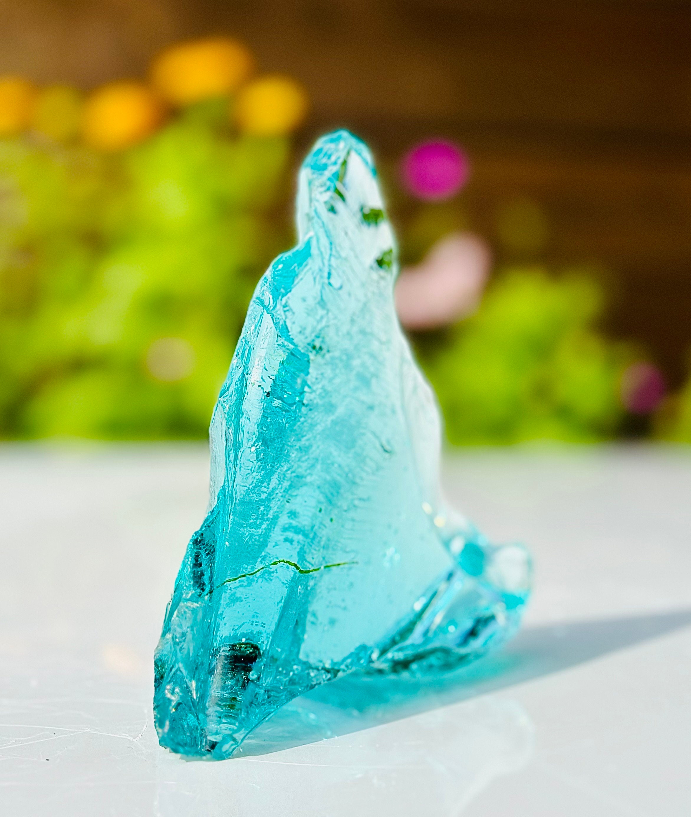 Andara ''Aquarius Flame Keeper'' 495 Gram Turquoise Aqua Templer