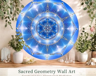 Activation Portal “StarGate Alignment” Portal, Handmade 90cmØ Multilayered & Light Encoded Frequency Support Tool, Meditation Energywork