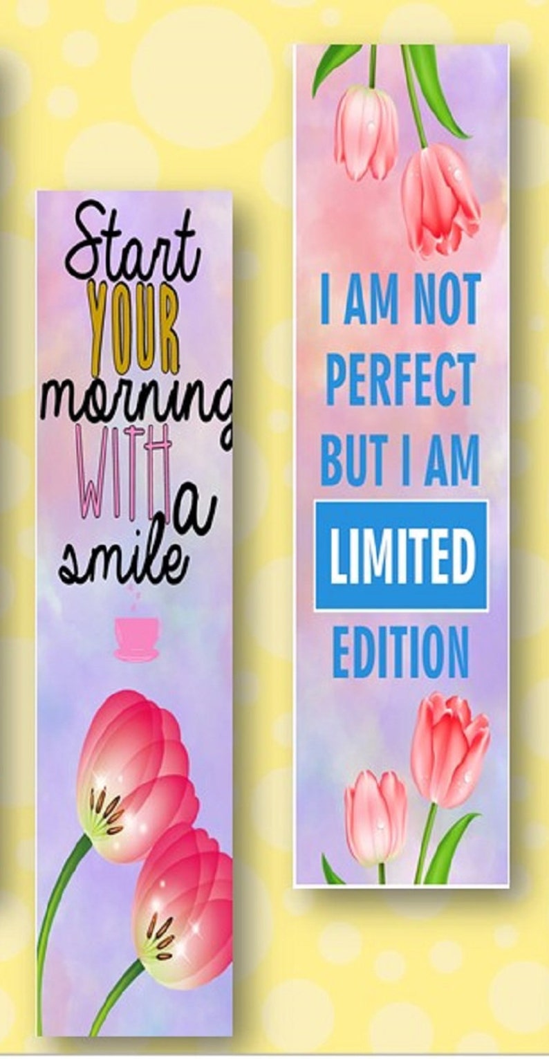 printable bookmarks with inspirational quotes book lovers etsy