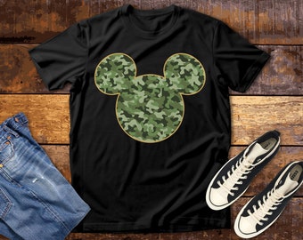 Camo Mickey Shirt - Etsy