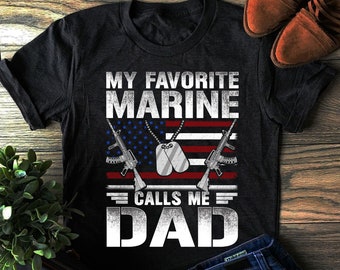 Marine Dad Shirt - Etsy