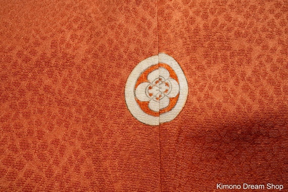 Pastel Burnt Orange Iromuji Kimono - Vintage Silk… - image 7