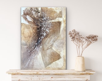Original art, Mixed media on canvas, abstract painting, Contemporary art