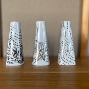 Hand painted ceramic vases image 1