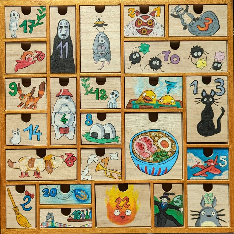 Studio Ghibli Advent Calendar Etsy