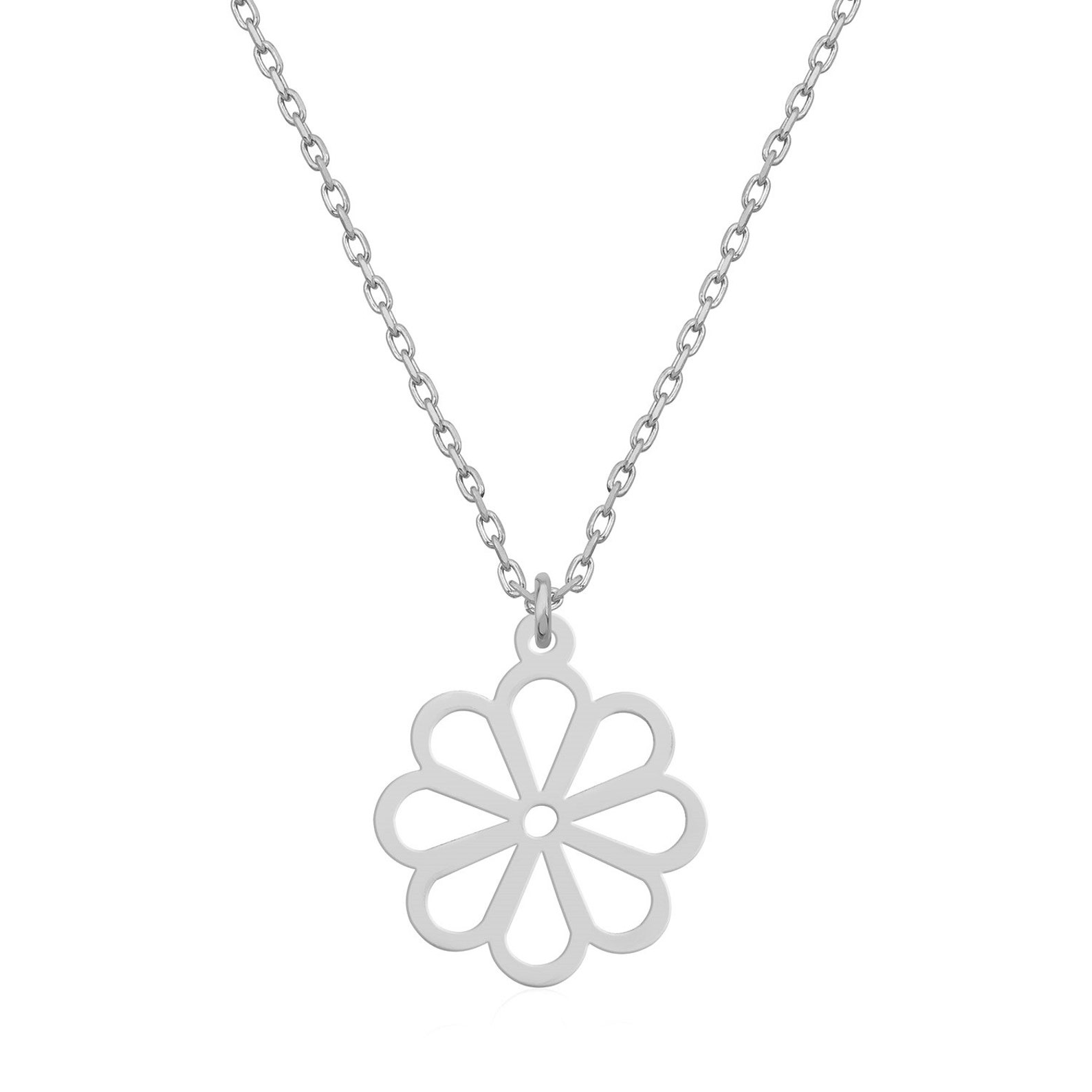 Daisy Necklace Daisy Pendant 14K Gold Daisy Jewelry 925 Etsy