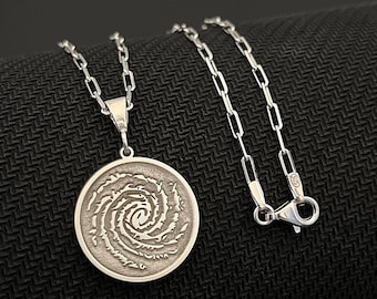Personalized Galaxy Necklace | Sterling Silver | Space Jewelry