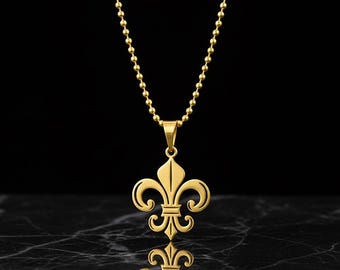 Fleur de Lis Necklace | Sterling Silver | Gifts For Him
