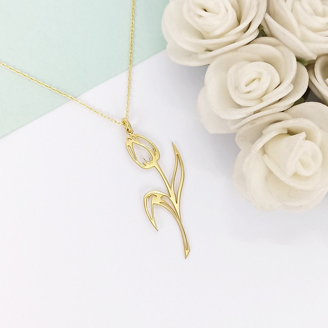 ネックレス・ペンダント Western Flower Link Necklace #8770 il_1080xN.4912788326_dgra.jpg