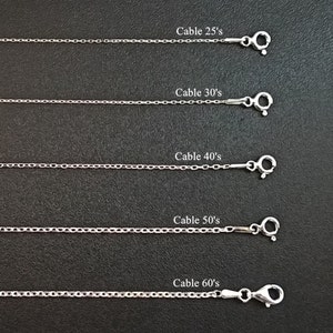 925 Sterling Silver Cable Chain Bracelet | Unisex Anchor Link Chain Bracelet | Classic Silver Bracelet for Men & Women