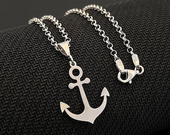 Anchor Necklace Men | Sterling Silver | Gifts For Sailors