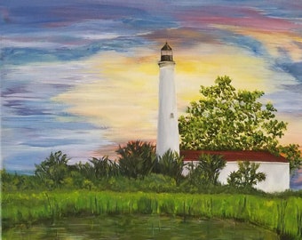 St. Mark's Lighthouse - Original sold but prints are available!