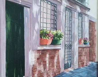 Venice Streetscape - Original sold but prints available!