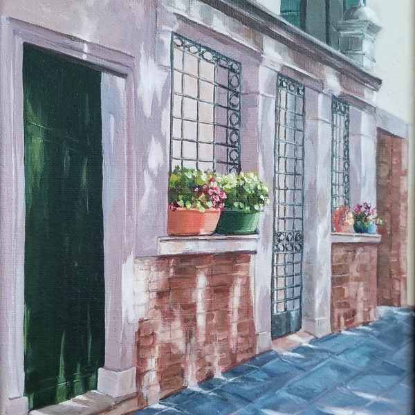 Venice Streetscape - Original sold but prints available!