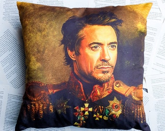 Robert downey jr | Etsy Robert Downey Jr. Smoking Pillow