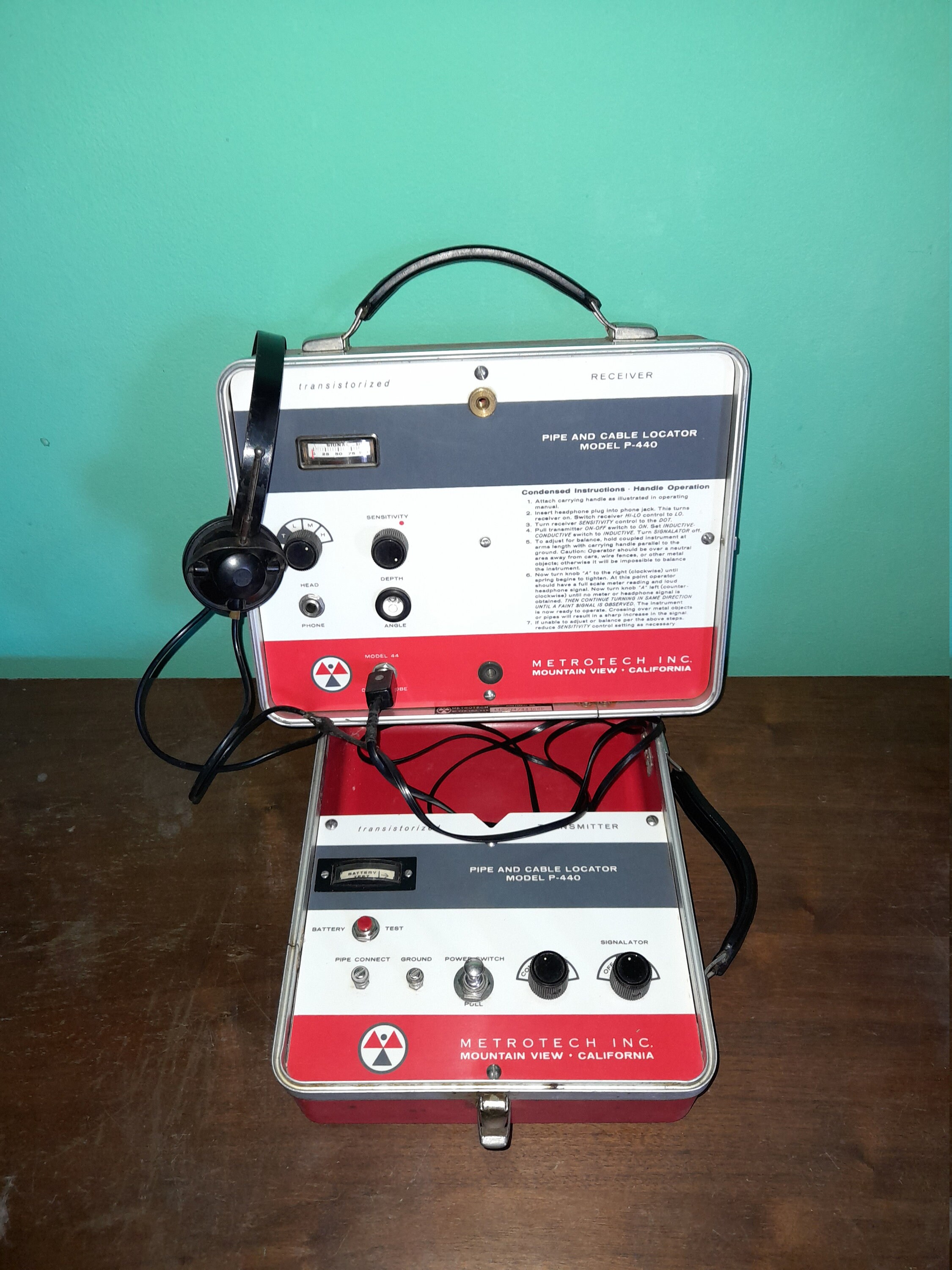 METROTECH PIPE CABLE Locator Model P440Mountain View Nasa Etsy