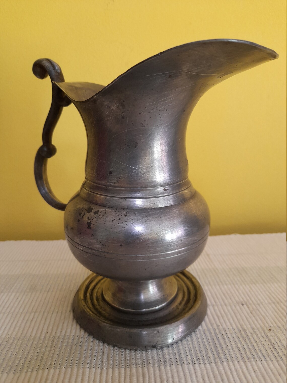 METAWA HOLLAND PEWTER Real 94 vintage Grand Pichet Creamer Etsy