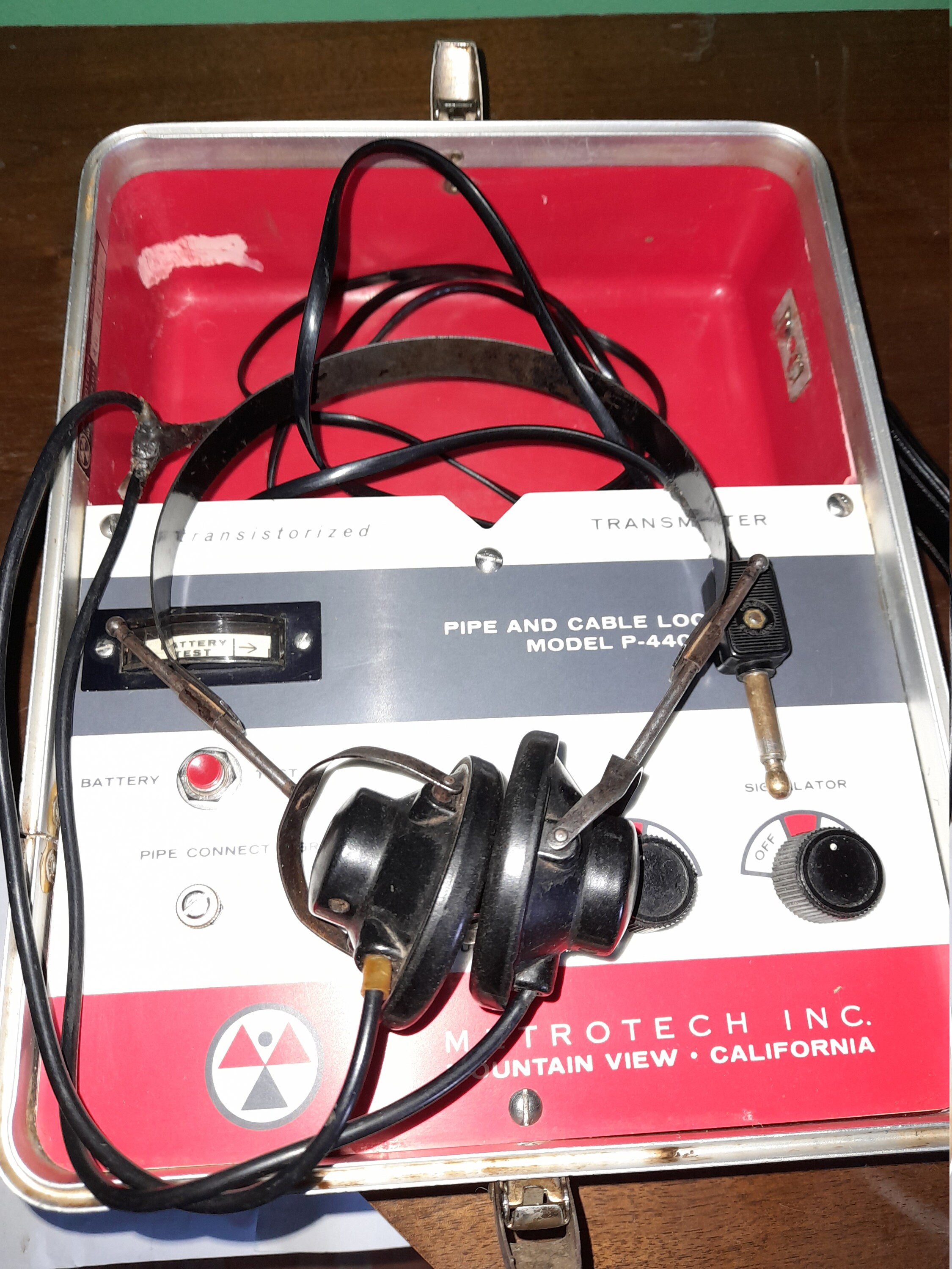 METROTECH PIPE CABLE Locator Model P440Mountain View Nasa Etsy