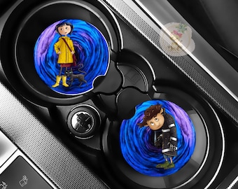 Coraline Car Coasters Choose Your Characters