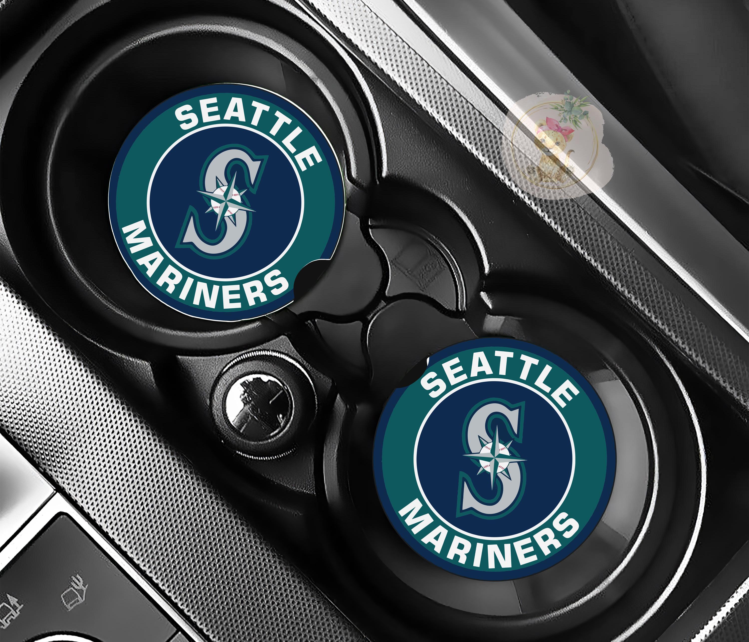 Toppa Ricamata Seattle Mariners – 3.5″ Rotonda, Da Cucire O Stirare, MLB