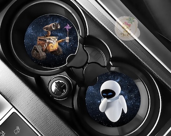 WALL-E & EVE Car Coasters You Choose