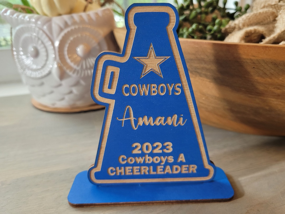 CHEER COACH PERSONALIZED Gift Mini Coach Plaques Cheerleader Coach Gift Megaphone Display Senior