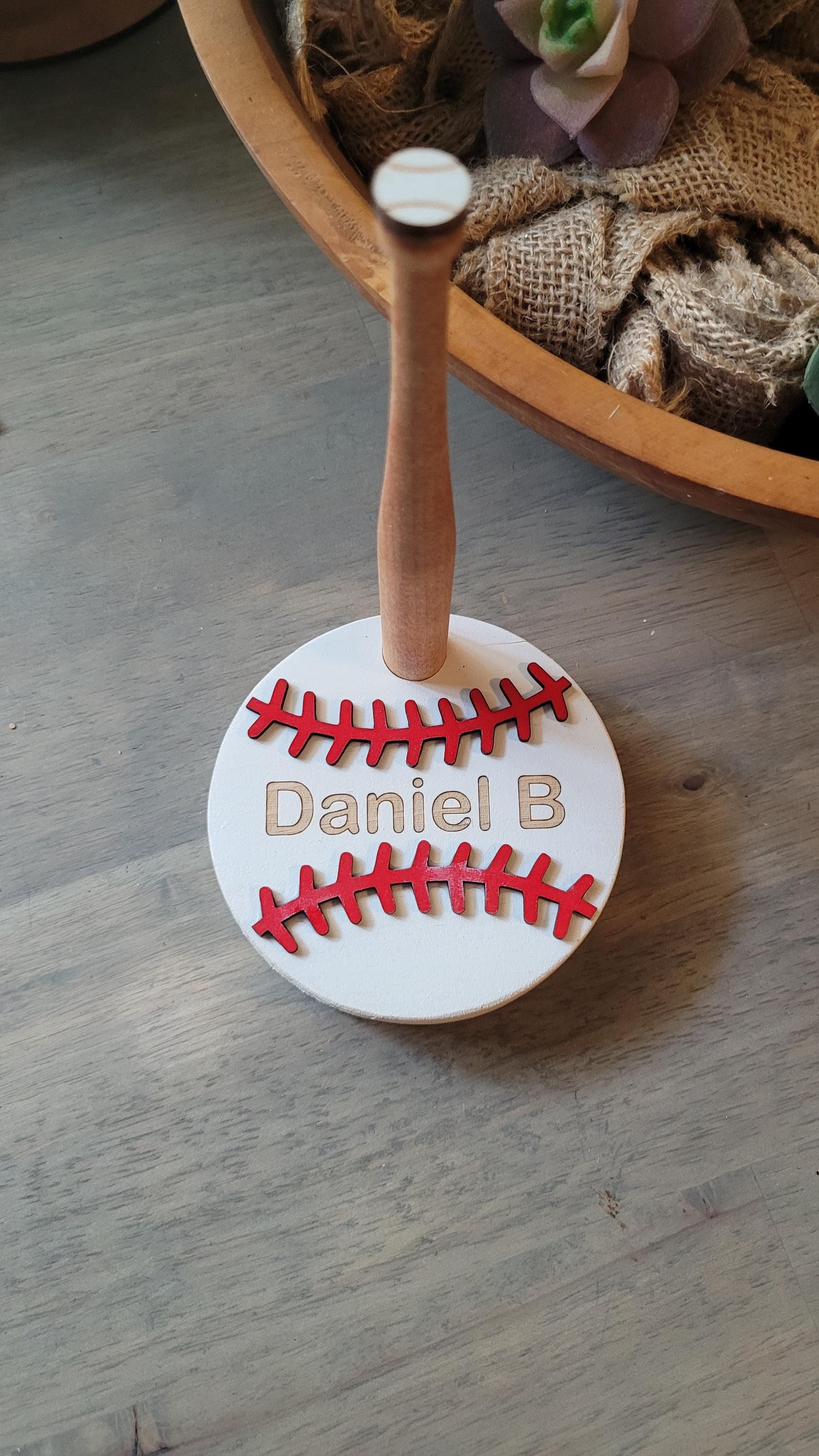 BASEBALL or SOFTBALL RING Holder + Tournament Ring Display + Championship Ring Rack + Customized Gift + Ring Stand