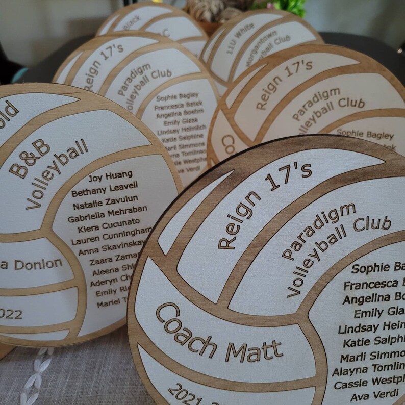 VOLLEYBALL COACH GIFT Volleyball Coach Plaque End of Etsy