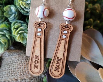 4 Paia Di Orecchini Pendenti A Forma Di Baseball – Gioielli Sportivi Per Fan E Mamme, Regalo Per Appassionati Di Baseball - 2