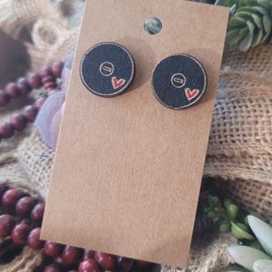 WRESTLING STUD earrings- Wrestling Mom + Sister + gift + jewelry Personalized + Match Day Outfit accessories image 10
