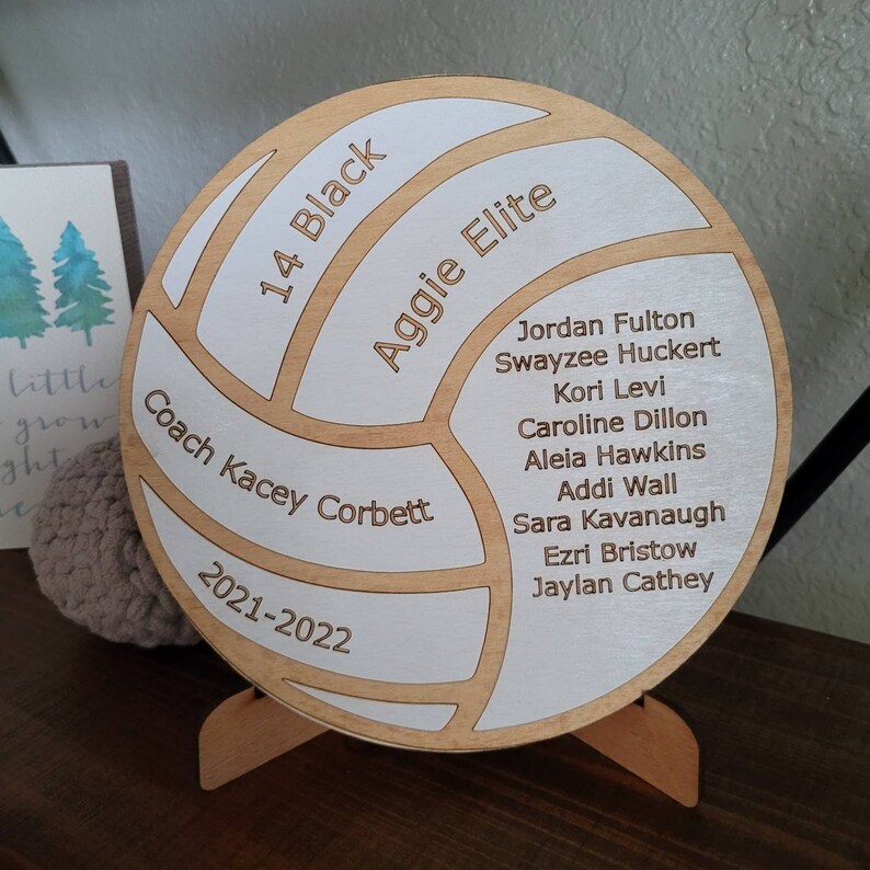 VOLLEYBALL COACH GIFT Volleyball Coach Plaque End of - Etsy