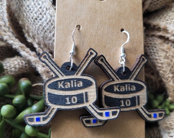 Ice Skate Earrings Ice Hockey Earrings Ice Skate Gift