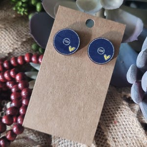 WRESTLING STUD earrings- Wrestling Mom + Sister + gift + jewelry Personalized + Match Day Outfit accessories image 7