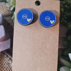 WRESTLING STUD earrings- Wrestling Mom + Sister + gift + jewelry Personalized + Match Day Outfit accessories image 1