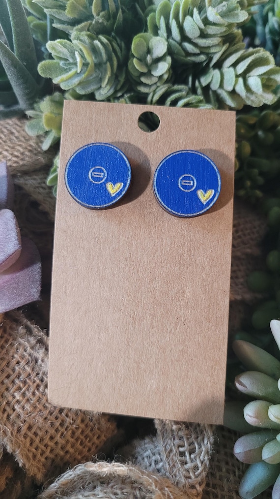 WRESTLING STUD earrings- Wrestling Mom + Sister +  gift + jewelry Personalized + Match Day Outfit accessories