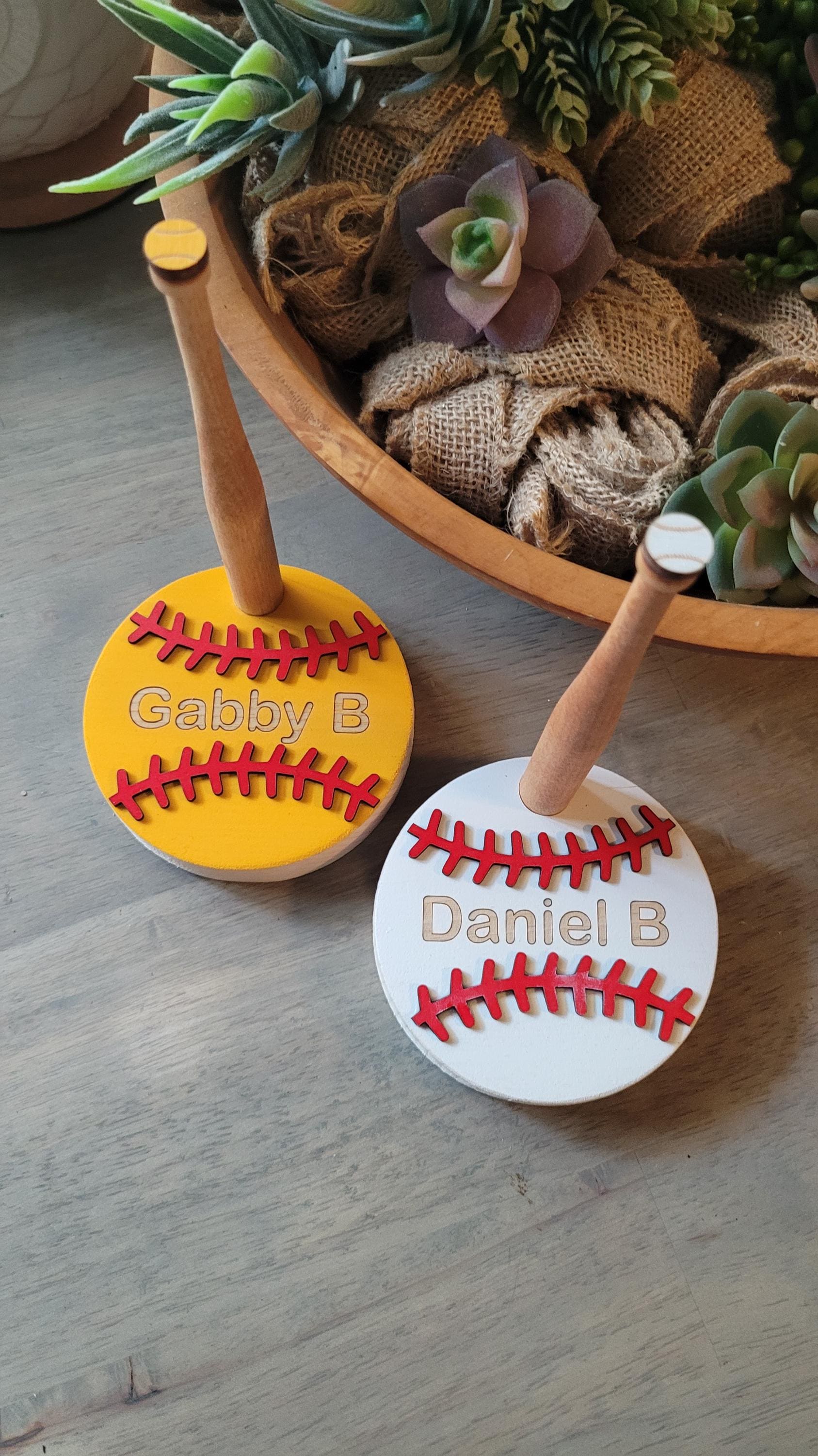 BASEBALL- oder SOFTBALLRING-Halter + Turnierring-Aufsteller + Cup-Ring-Halterung + individuelles Geschenk + Ringständer