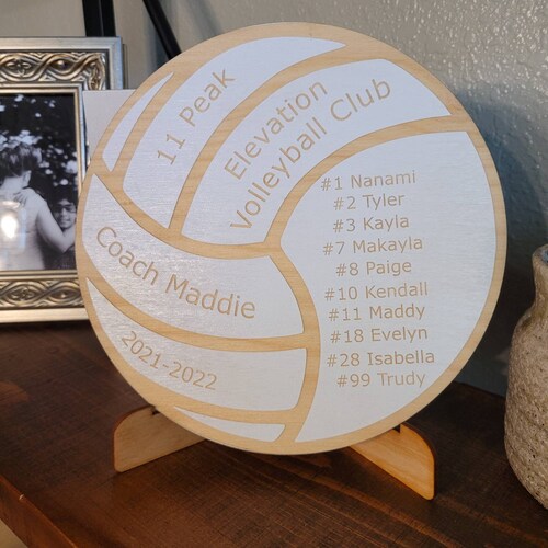 VOLLEYBALL COACH GIFT Volleyball Coach Plaque End of - Etsy