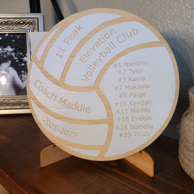 VOLLEYBALL COACH GIFT Volleyball Coach Plaque End of Etsy