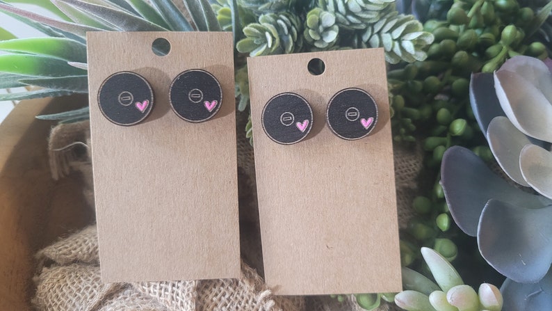 WRESTLING STUD earrings- Wrestling Mom + Sister + gift + jewelry Personalized + Match Day Outfit accessories image 3