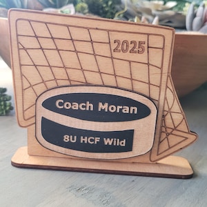 HOCKEY PLAYER PLAQUE + Banquet Award + Coach Gift + Senior Gift + Team Mom + Personalized gift