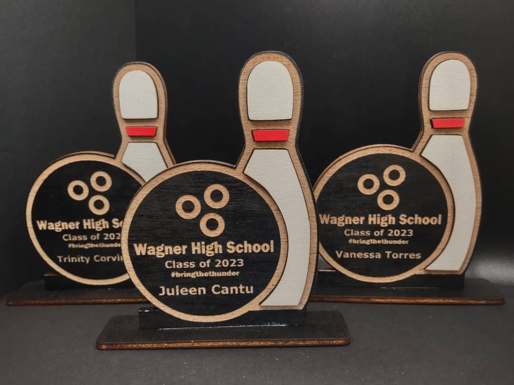 BOWLING TEAM PLAQUES Bowling Ball Award Bowling Coach Gift Etsy