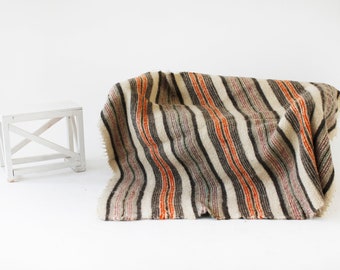 Skandinavische Wolle Decke Königin Wolldecke König Gewebte Decke Geschenk für Mama Natürliche Bio-Wolldecke 100% Wolle Decke Teppich