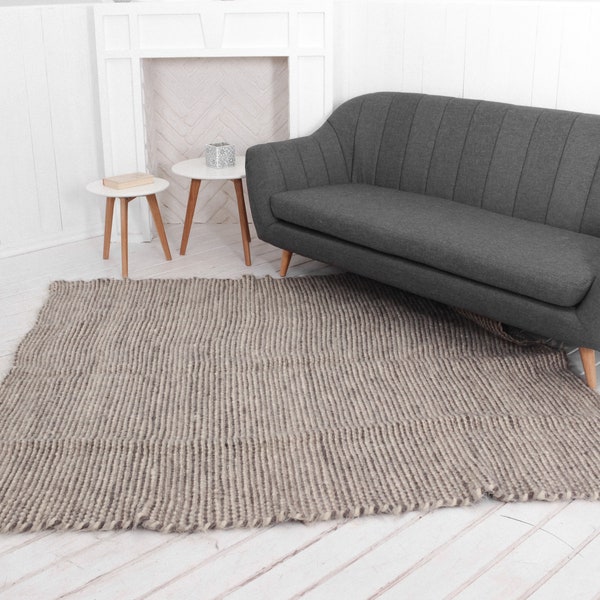 Rug wool berber Woven Scandinavian handmade rug, Rugs for living room, Mid century modern area, 100% Wool Carpet Floor rugs, Floor Kilim