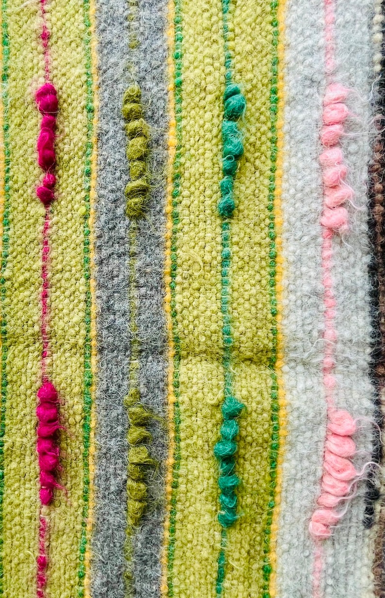 WoolLoveCrafts Wool Throw Blanket - Thumbnail 4