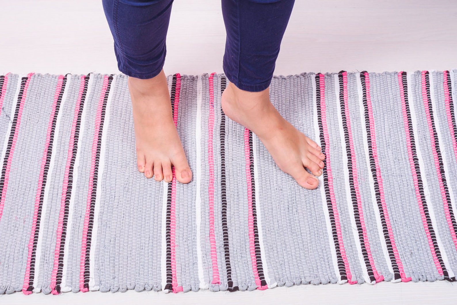 Soft Carpet Rug With Tassels and Knots Handwoven Floor Rag Etsy